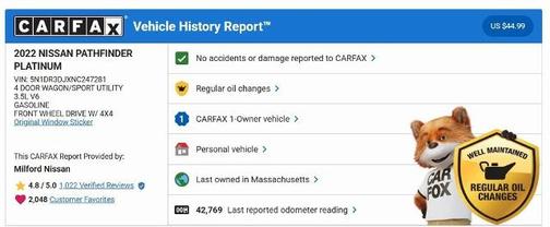 2022 Nissan Pathfinder Platinum