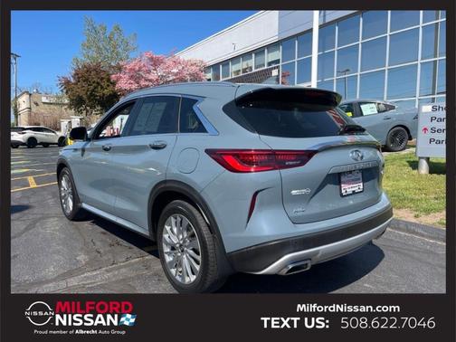 Slate Gray 2023 INFINITI QX50 Luxe