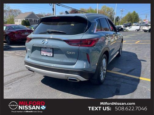 Slate Gray 2023 INFINITI QX50 Luxe