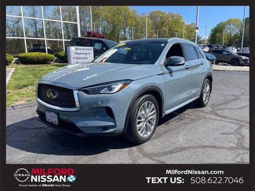 Slate Gray 2023 INFINITI QX50 Luxe