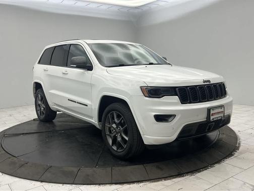 Bright White Clearcoat 2021 Jeep Grand Cherokee 80th Anniversary 4x4