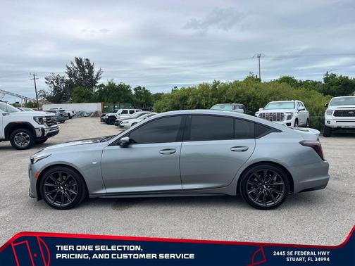 Argent Silver Metallic 2024 Cadillac CT5 Sport