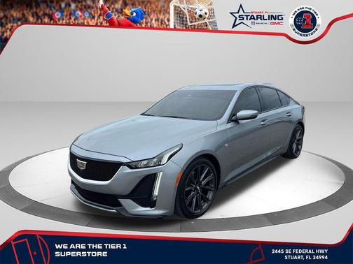 Argent Silver Metallic 2024 Cadillac CT5 Sport