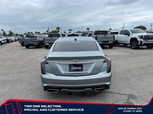 Argent Silver Metallic 2024 Cadillac CT5 Sport