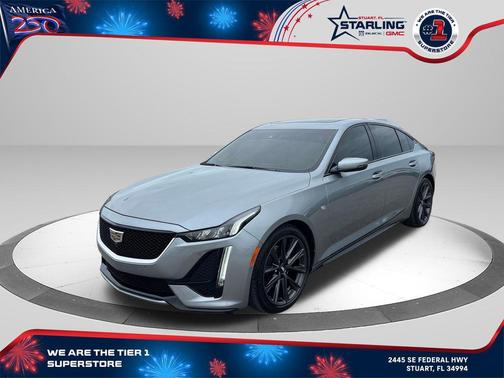 Argent Silver Metallic 2024 Cadillac CT5 Sport