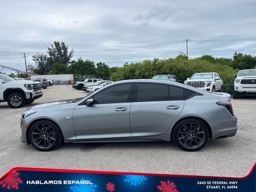 Argent Silver Metallic 2024 Cadillac CT5 Sport