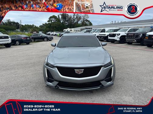Argent Silver Metallic 2024 Cadillac CT5 Sport