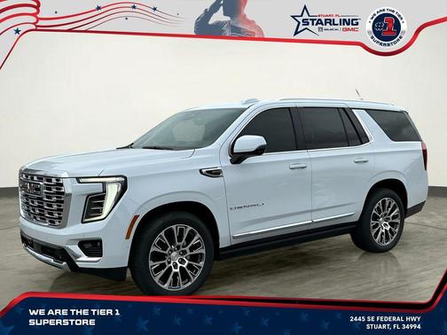 Glacier White Tricoat 2026 GMC Yukon Denali