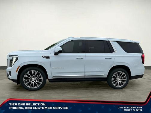 Glacier White Tricoat 2026 GMC Yukon Denali