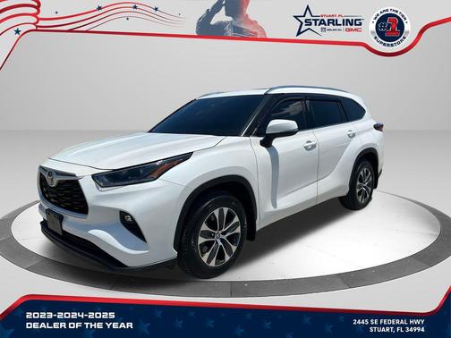 Blizzard Pearl 2021 Toyota Highlander XLE