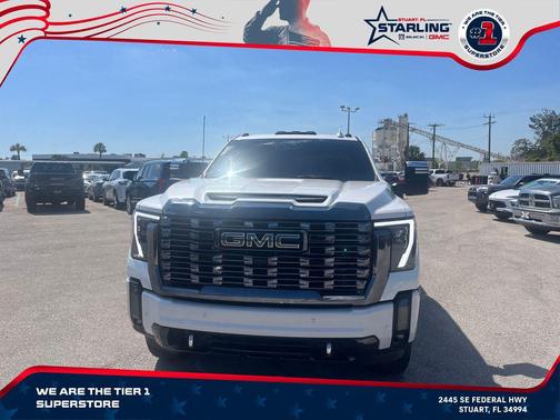 White Frost Tricoat 2024 GMC Sierra 2500 Denali Ultimate