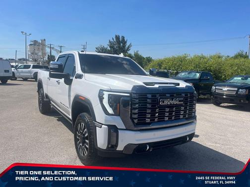 White Frost Tricoat 2024 GMC Sierra 2500 Denali Ultimate