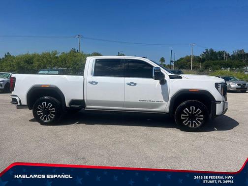 White Frost Tricoat 2024 GMC Sierra 2500 Denali Ultimate
