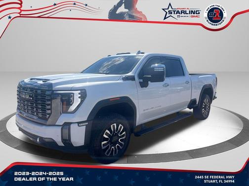 White Frost Tricoat 2024 GMC Sierra 2500 Denali Ultimate
