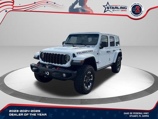 Bright White Clearcoat 2024 Jeep Wrangler Rubicon