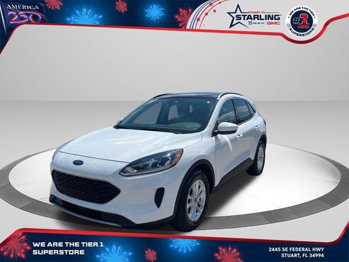 Oxford White 2020 Ford Escape SE