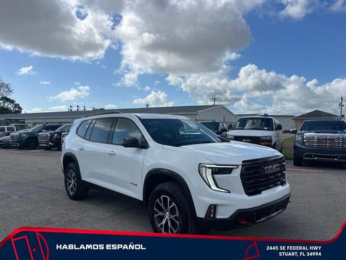 Summit White 2026 GMC Acadia AT4 AWD