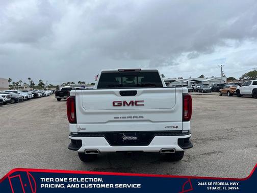 Summit White 2025 GMC Sierra 1500 AT4