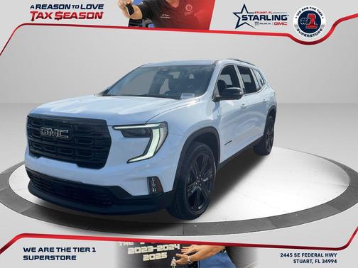 Summit White 2026 GMC Acadia Elevation FWD