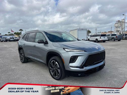 moonstone gray metallic 2026 Buick Enclave Sport Touring