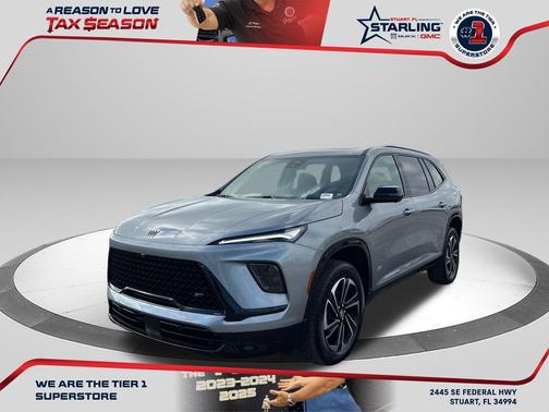 moonstone gray metallic 2026 Buick Enclave Sport Touring