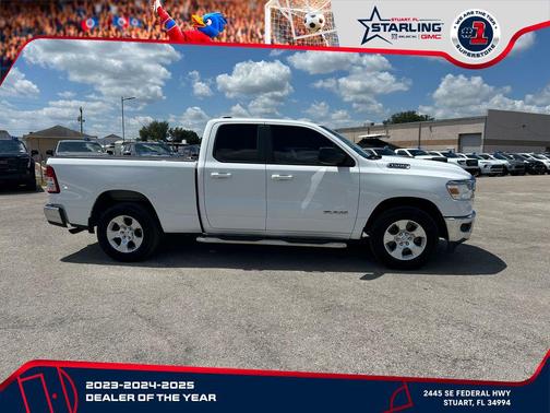 Bright White Clearcoat 2021 RAM 1500 Big Horn/Lone Star