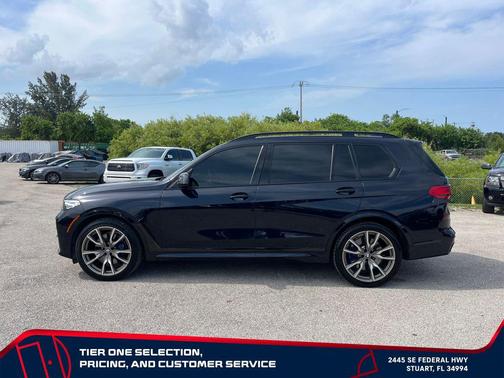 Carbon Black Metallic 2020 BMW X7 M50i