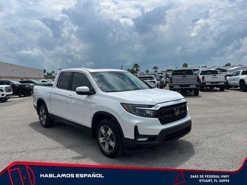 Platinum White Pearl 2024 Honda Ridgeline RTL