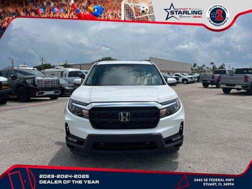 Platinum White Pearl 2024 Honda Ridgeline RTL