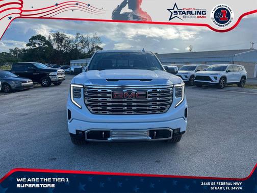 Glacier White Tricoat 2026 GMC Sierra 1500 Denali