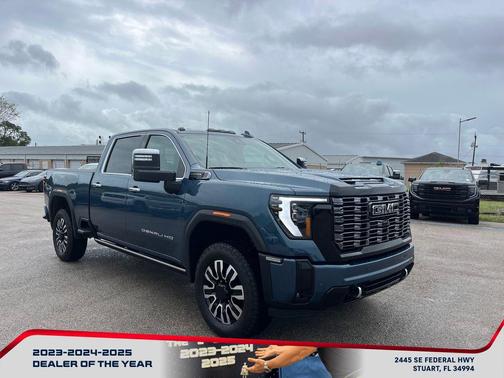 Downpour Metallic 2025 GMC Sierra 2500 Denali Ultimate