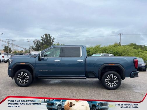 Downpour Metallic 2025 GMC Sierra 2500 Denali Ultimate
