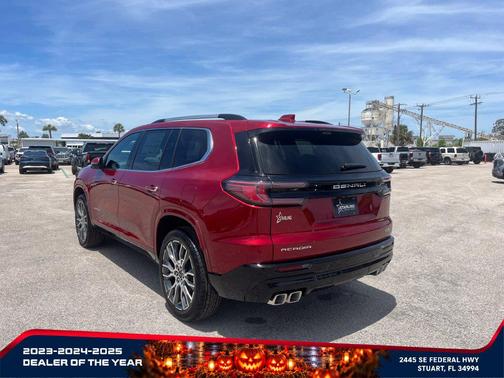 Volcanic Red Tintcoat 2026 GMC Acadia Denali