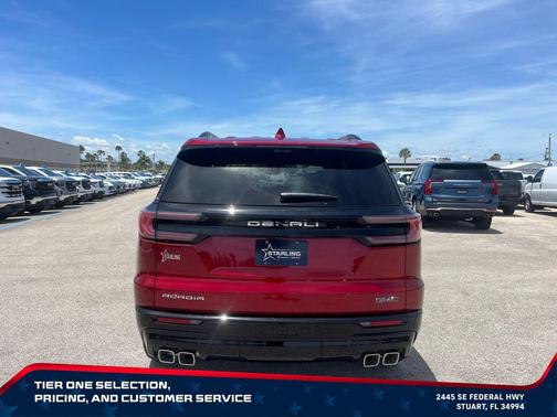 Volcanic Red Tintcoat 2026 GMC Acadia Denali