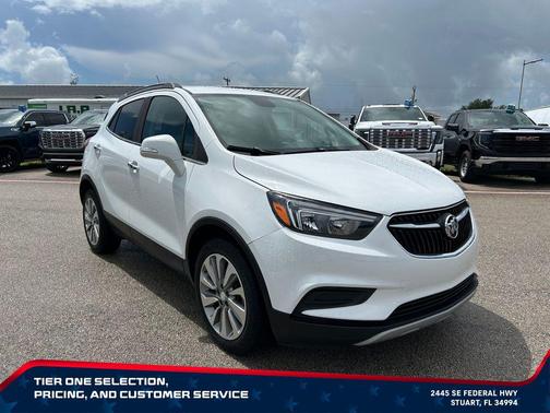Summit White 2019 Buick Encore Preferred