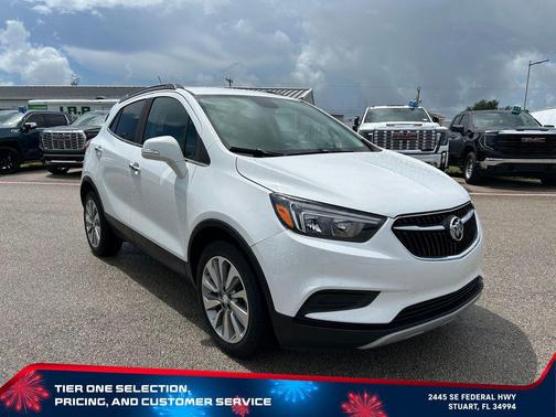 Summit White 2019 Buick Encore Preferred