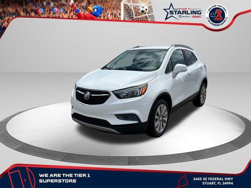 Summit White 2019 Buick Encore Preferred