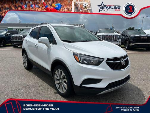 Summit White 2019 Buick Encore Preferred