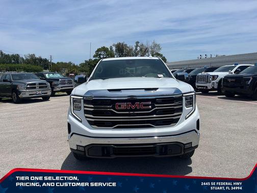 Summit White 2026 GMC Sierra 1500 SLT