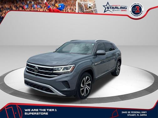 Gray 2020 Volkswagen Atlas Cross Sport 3.6L V6 SEL 4MOTION
