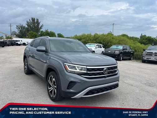 Gray 2020 Volkswagen Atlas Cross Sport 3.6L V6 SEL 4MOTION