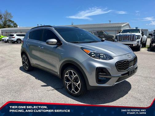 Steel Gray 2022 Kia Sportage SX Turbo