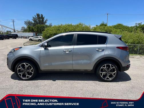 Steel Gray 2022 Kia Sportage SX Turbo