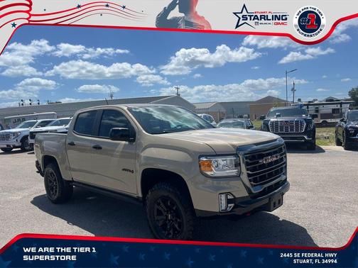 Desert Sand Metallic 2022 GMC Canyon AT4