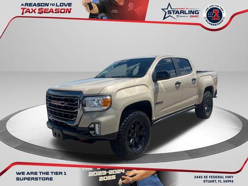 Desert Sand Metallic 2022 GMC Canyon AT4