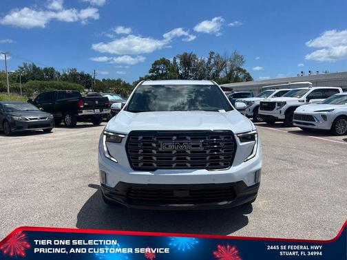 Glacier White Tricoat 2026 GMC Acadia Denali
