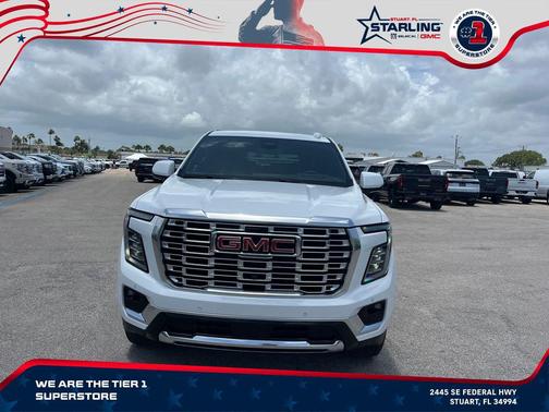 Summit White 2025 GMC Yukon Denali