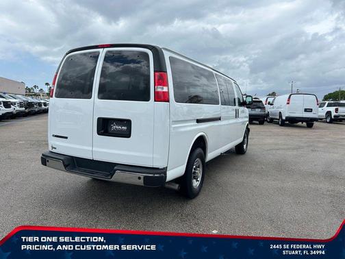Summit White 2024 Chevrolet Express 3500 RWD 3500 Extended Wheelbase LT