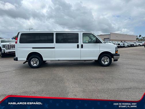 Summit White 2024 Chevrolet Express 3500 RWD 3500 Extended Wheelbase LT
