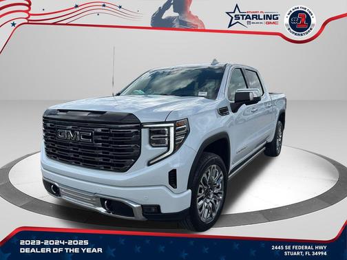 Glacier White Tricoat 2026 GMC Sierra 1500 Denali Ultimate